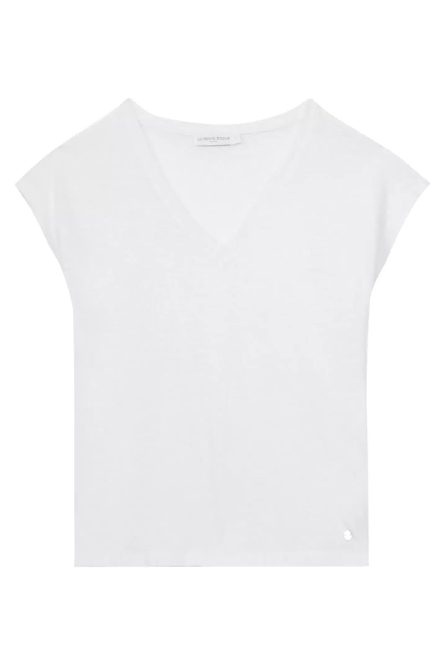 LA PETITE ÉTOILE Tops|T-Shirt Safia Blanc