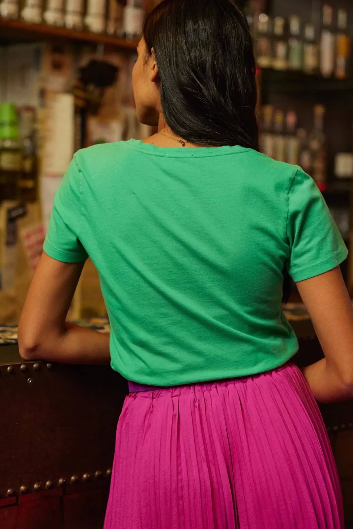 LA PETITE ÉTOILE Tops|T-Shirt Soeurettes Vert