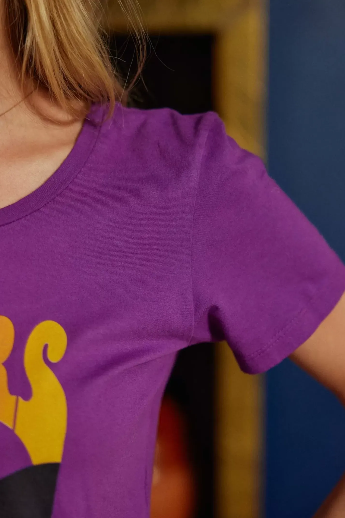 LA PETITE ÉTOILE Tops|T-Shirt Soeurettes Violet