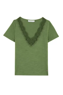 LA PETITE ÉTOILE Tops|T-Shirt Talsmo Kaki