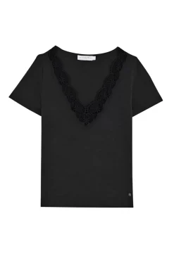 LA PETITE ÉTOILE Tops|T-Shirt Talsmo Noir