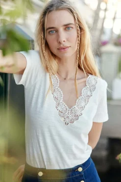 LA PETITE ÉTOILE Tops|T-Shirt Talsmo Blanc